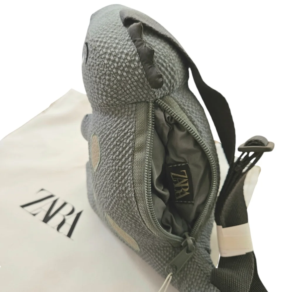 Zara Plush Dinosaur Crossbody Bag